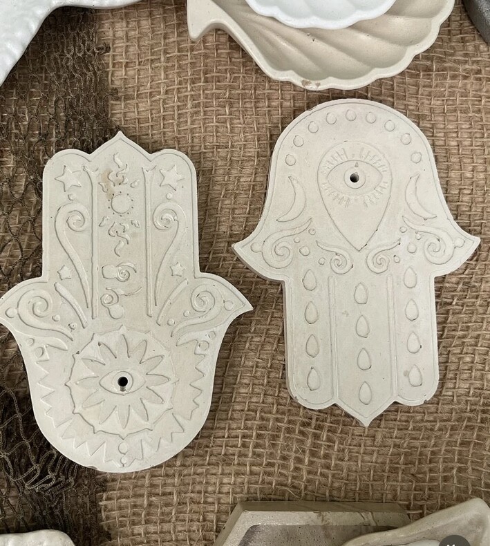 Decorative hand-shaped artisanal pieces by KALI