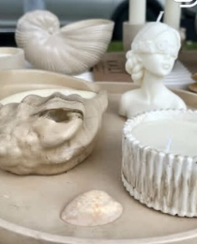 KALI sculptural candle vessels and decorative forms